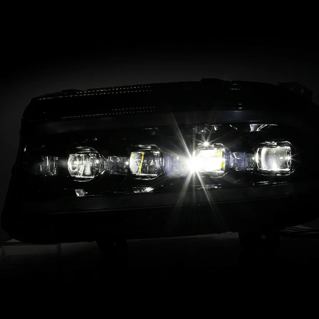 15-23 Dodge Charger Quad LED Projector Headlights Stealth Black Hellcat Style w/ Sequential Signal