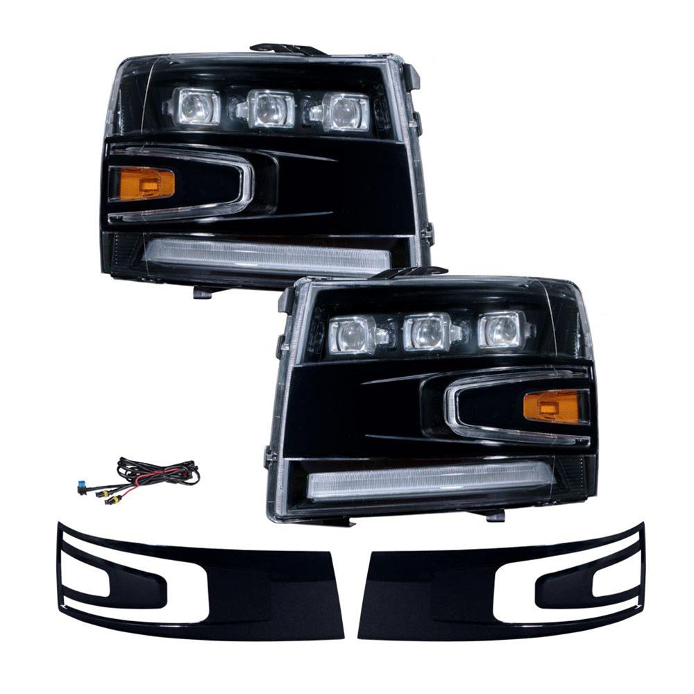 Form Lighting LED Projector Headlights for 2007-2013 SILVERADO 1500, SILVERADO 2500 HD, SILVERADO 3500 HD - FL0005